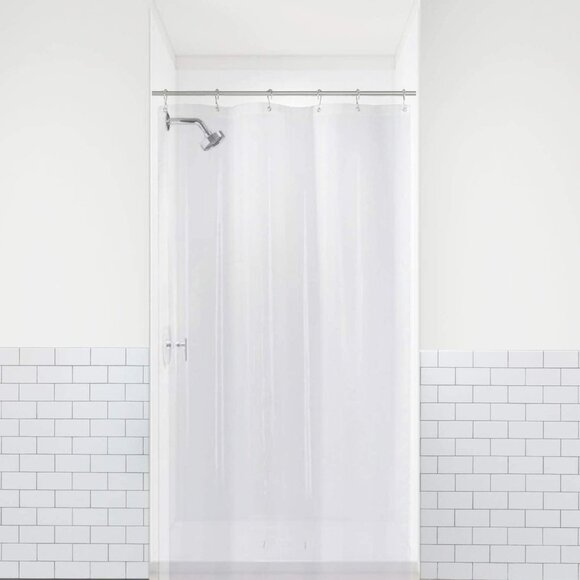 Bathroom Small Shower Curtain Liner, 36" W x 72" H - Picture 1 of 6